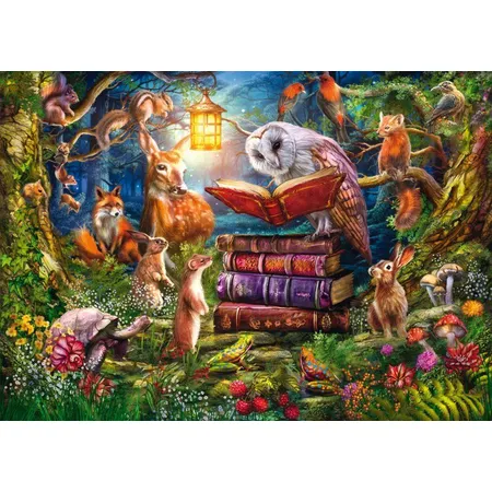 Schmidt Spiele Puzzle - Waldgeschichten zur Nacht, 1000 Teile