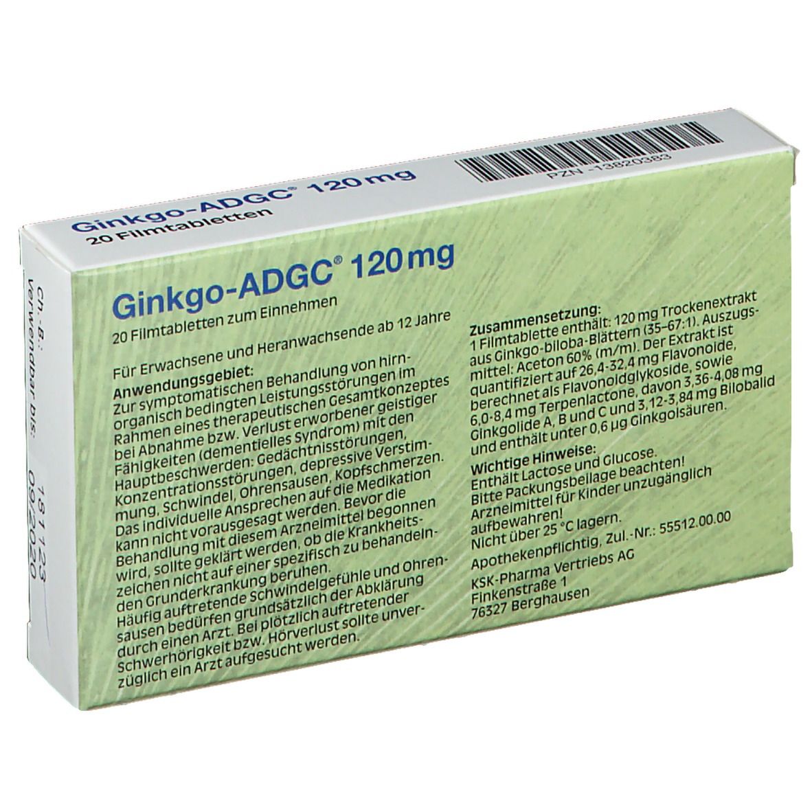 Ginkgo-ADGC® 120 mg