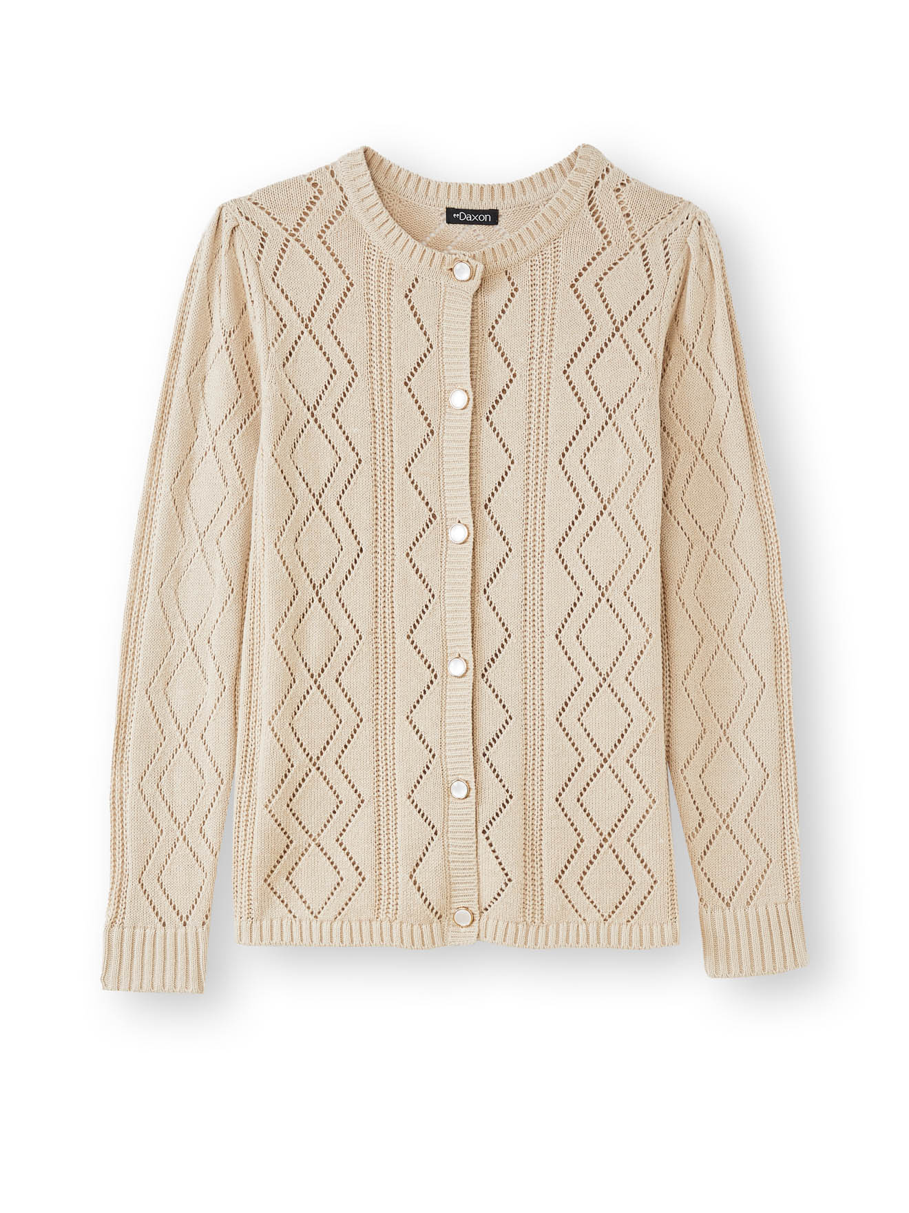 Cardigan en maille fantaisie