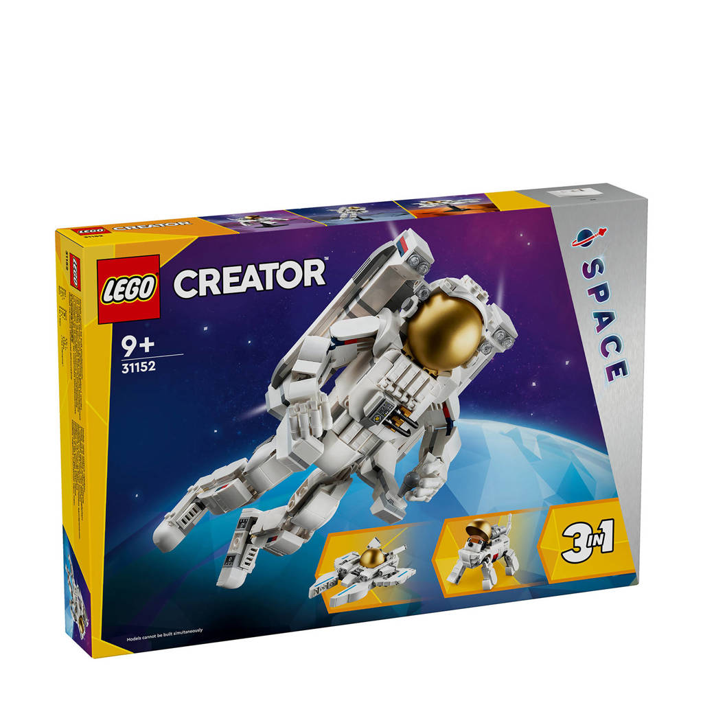 Heel Leuk3-in-1 Ruimtevaarder Set met Speelgoed Hond en Ruimteschip plus Astronaut 31152