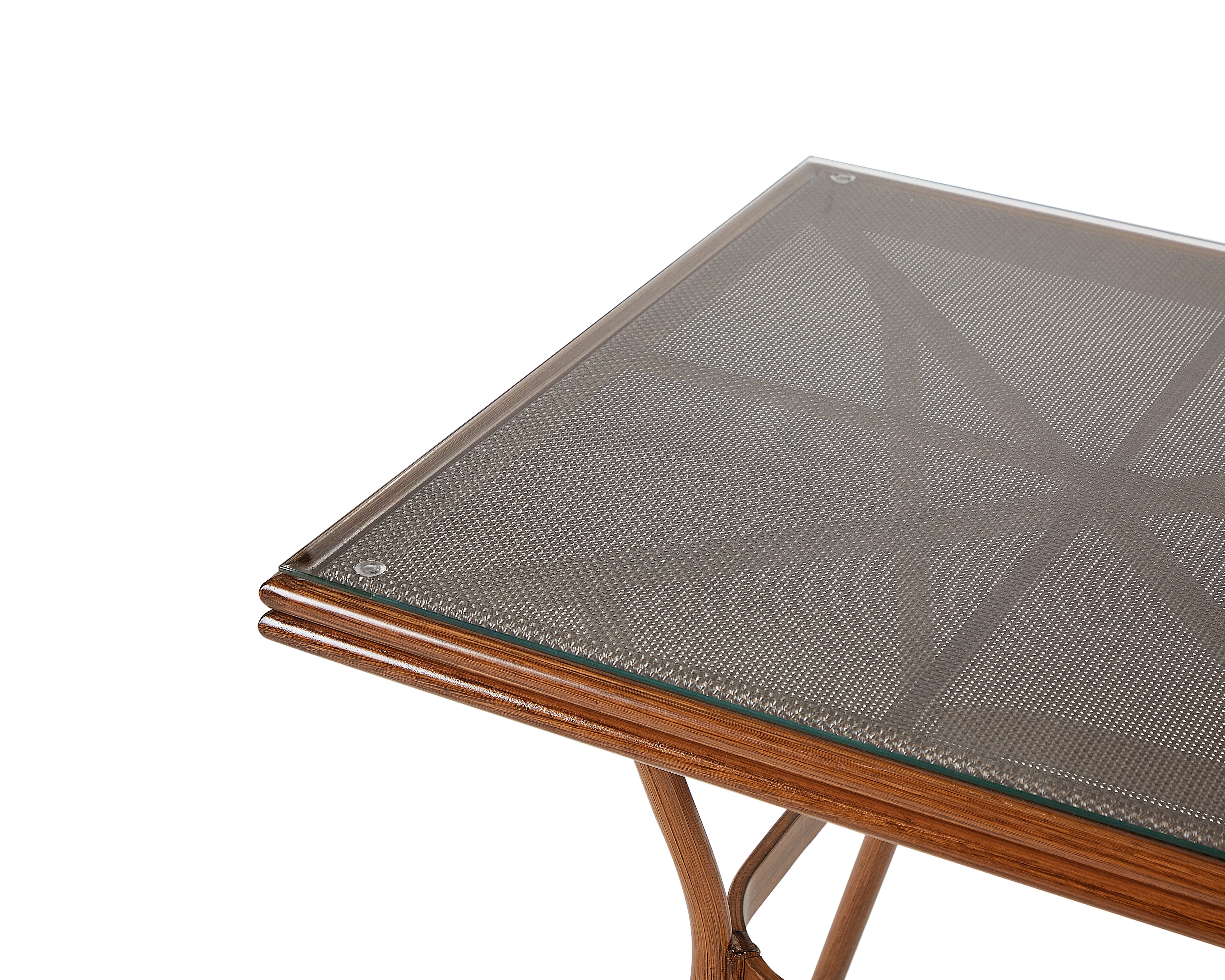 Tuin eettafel CASPRI II 80 cm 80 cm Glas Grijs