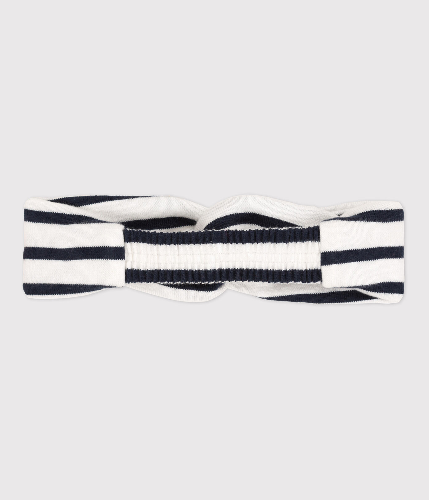 Bandeau bébé à rayures en jersey