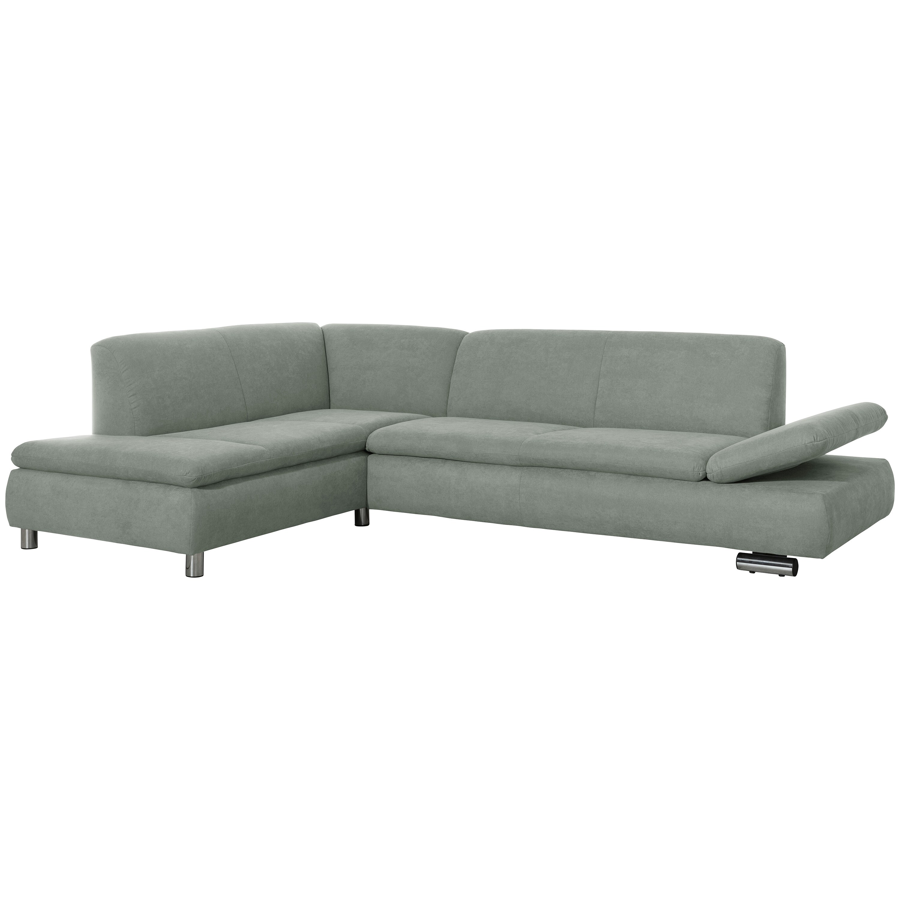 Max Winzer Terrence Ecksofa links mit Sofa 2,5-Sitzer rechts hellgrün