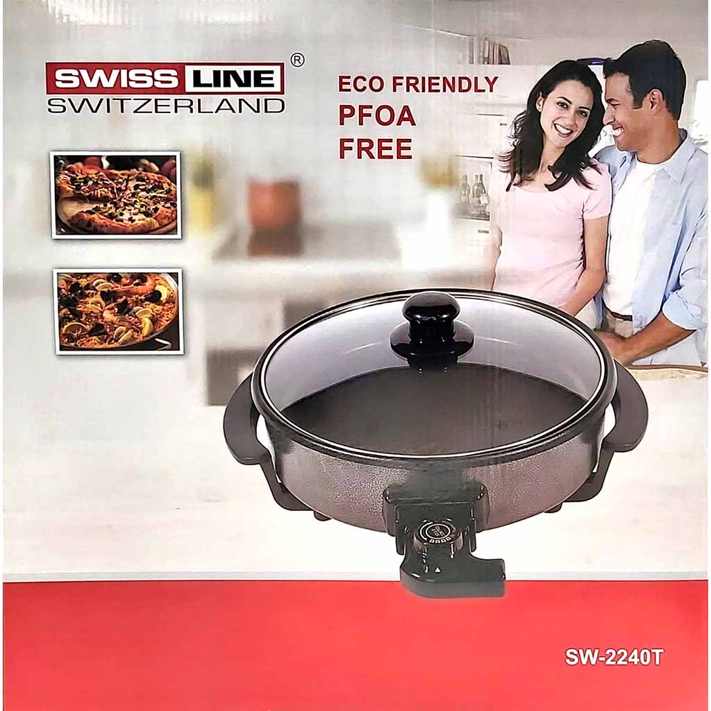 Pizza \/ Party-Pfanne 36 cm x 7 cm 1500 Watt 220 Volt-Swissline