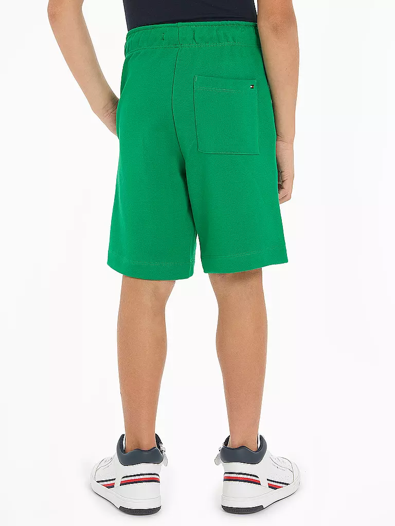 TOMMY HILFIGER Jungen Shorts MONOGRAM grün
