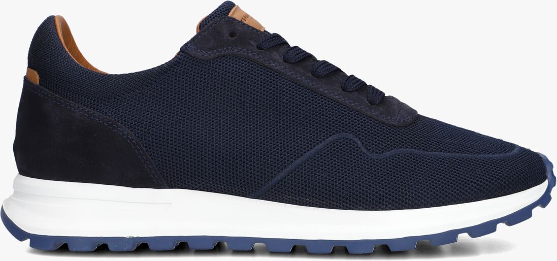blauwe stefano lauran lage sneakers lj2505