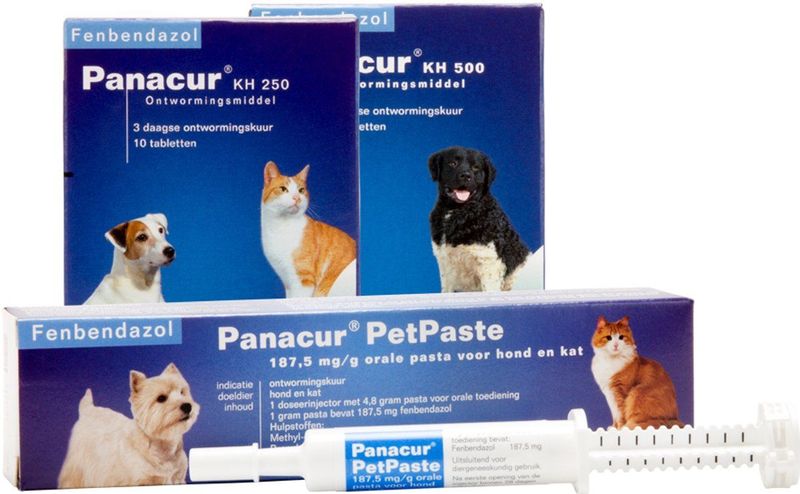 Panacur - PetPaste - Wormenkuur - 3 x 1 injector