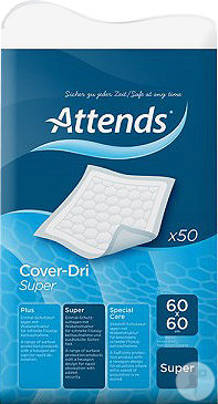 Attends Cover Dri Super Alèse 60x60cm Pièces 50