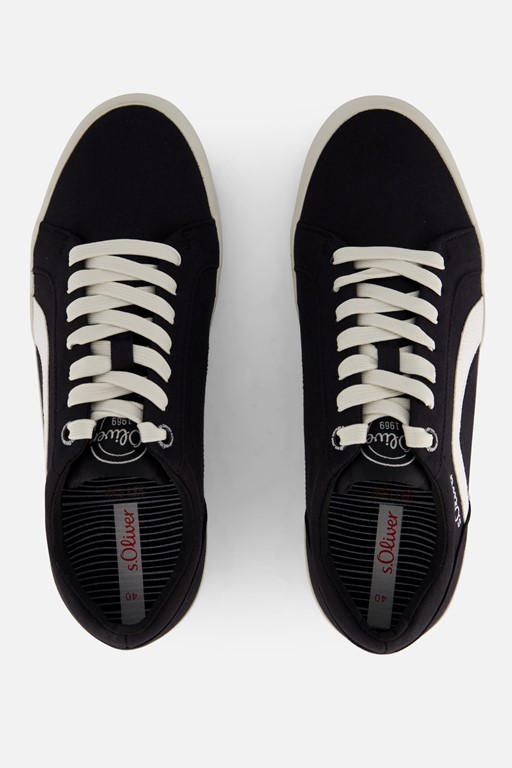 S.Oliver Sneakers zwart Synthetisch