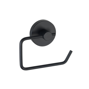 Wenko vacuumloc toiletrolhouder Milazzo zwart