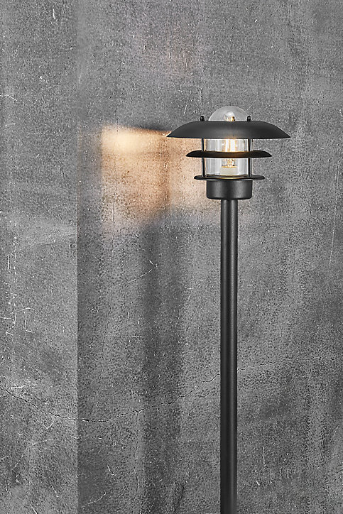 Potelet Marselis E27 H95cm IP44 Nordlux Noir