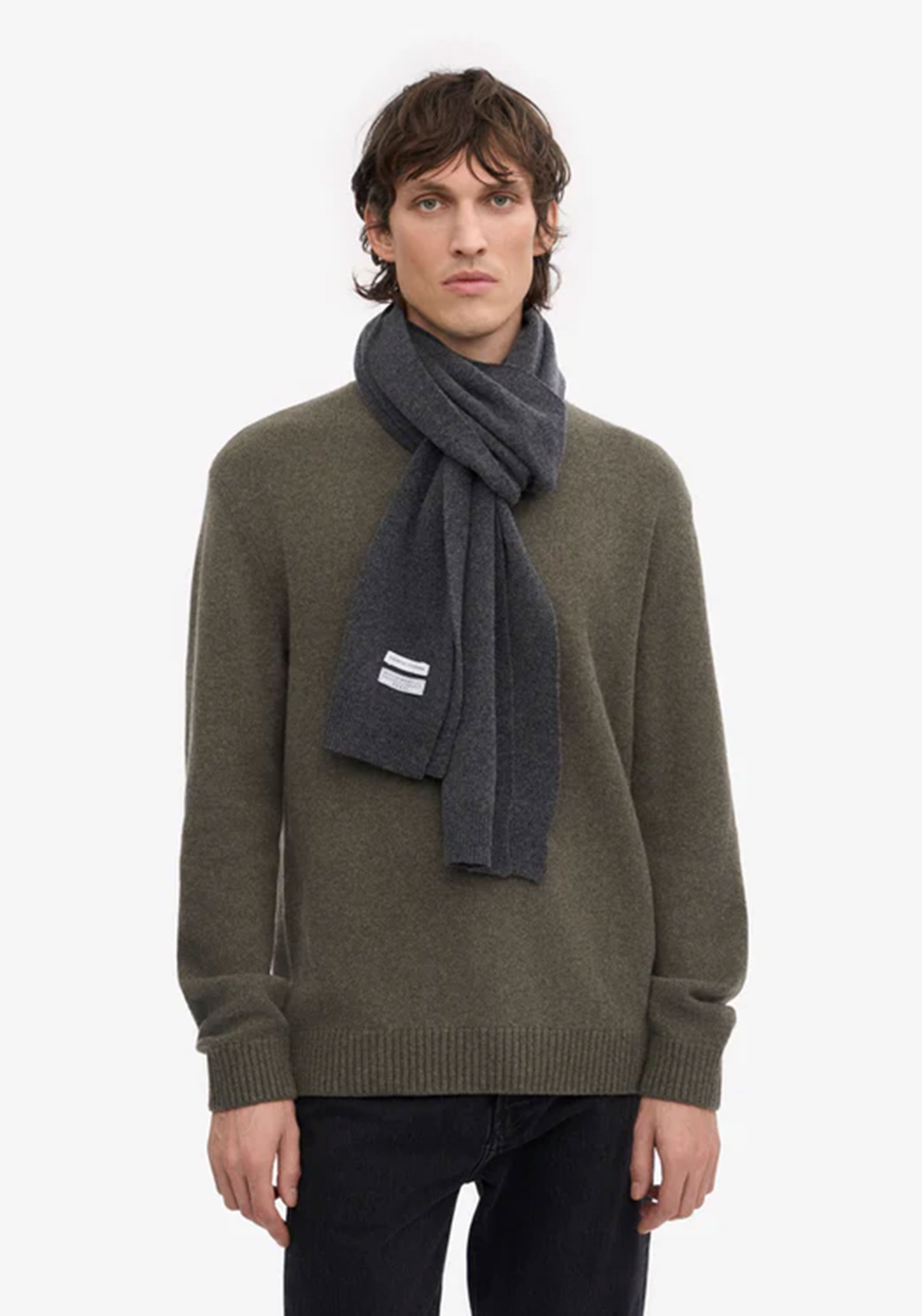 Colorful Standard Merino-Wollschal Lava Grey
