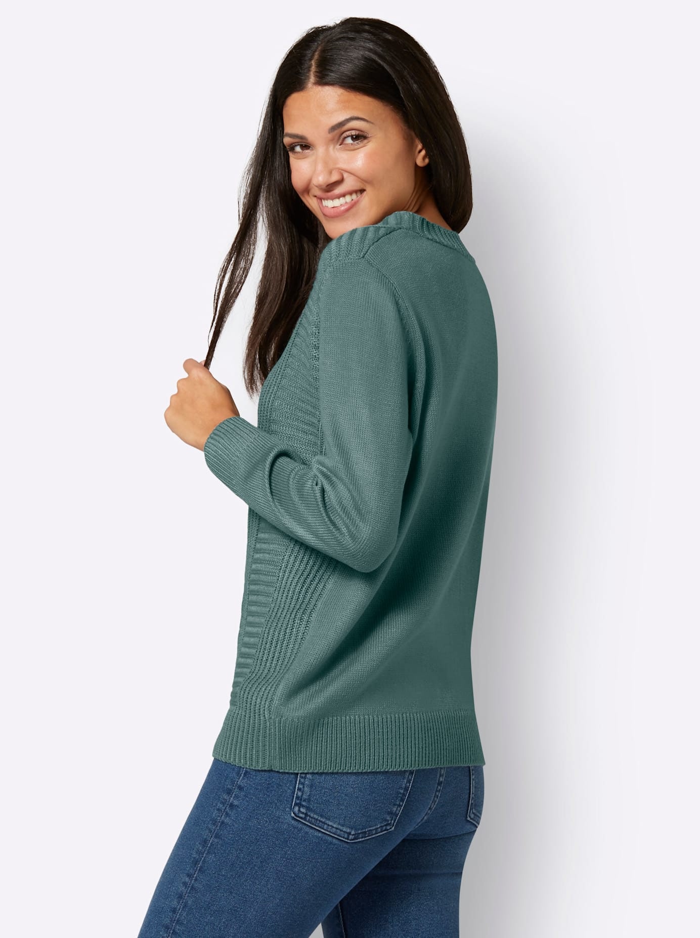 Classic Basics V-Ausschnitt-Pullover »Langarm-Pullover«