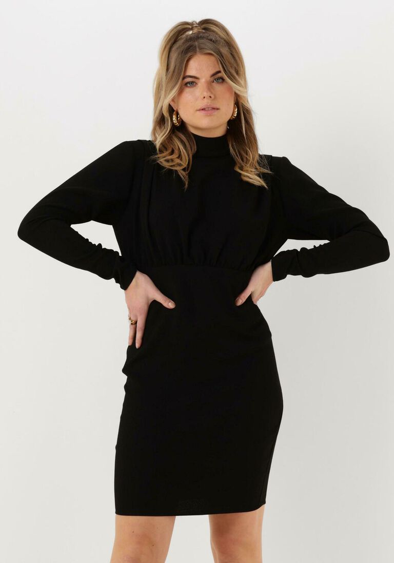 NOTES DU NORD zwarte notes du nord mini jurk gilli short dress