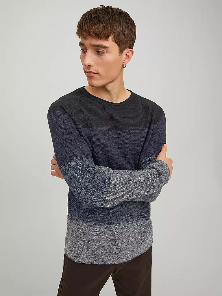 JACK & JONES Pullover  JJEHILL dunkelblau