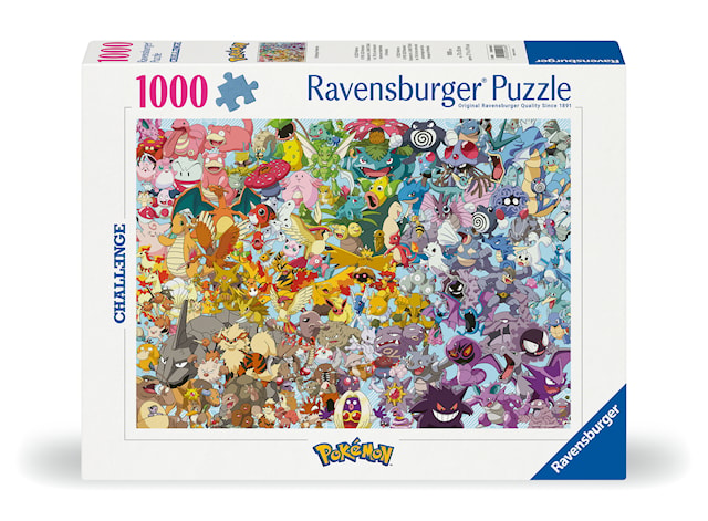 Puslespill Challenge Pokémon 1000 brikker, Ravensburger