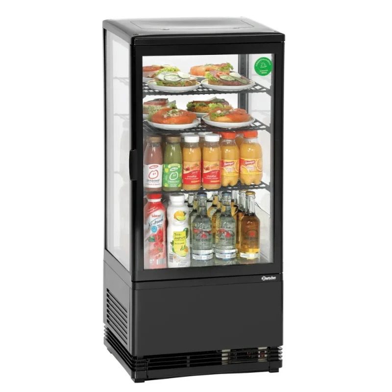 BARTSCHER - Mini vitrine réfrigérée 78L - Noir