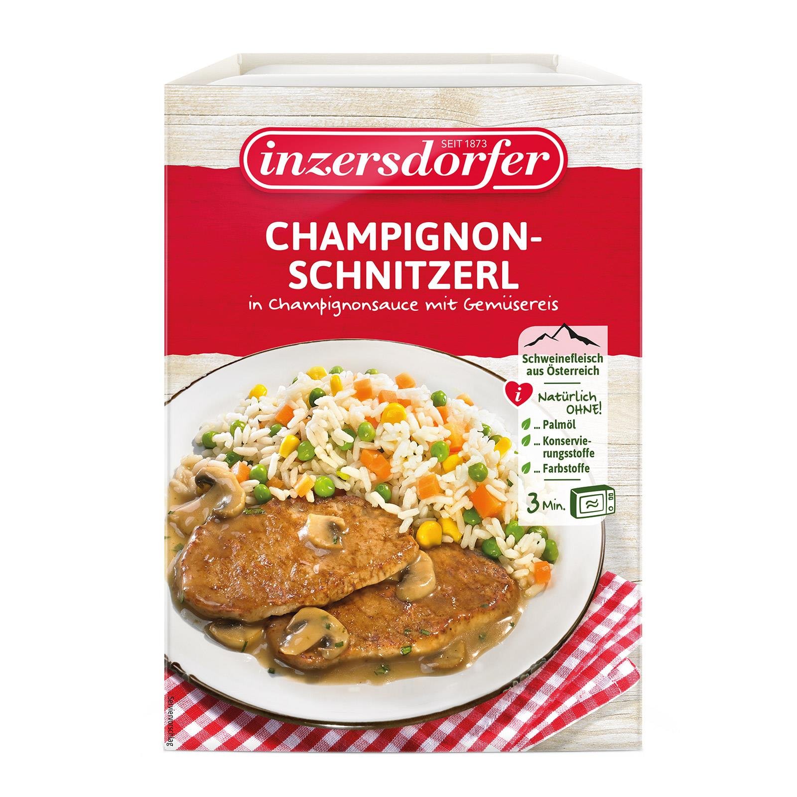 Inzersdorfer Champignonschnitzel