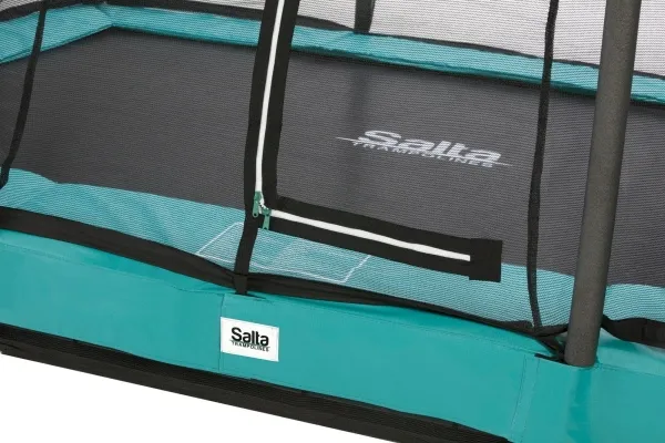 Salta Trampolin Comfort Edition Inground 305x214 sort inkl. sikkerhedsnet (805-823)