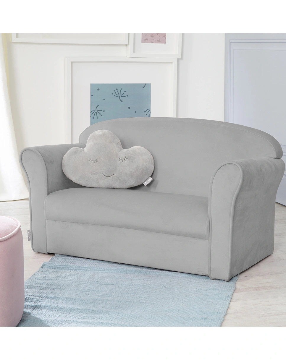 Kindersofa mit AL LIL SOFA (Farbe: grau)