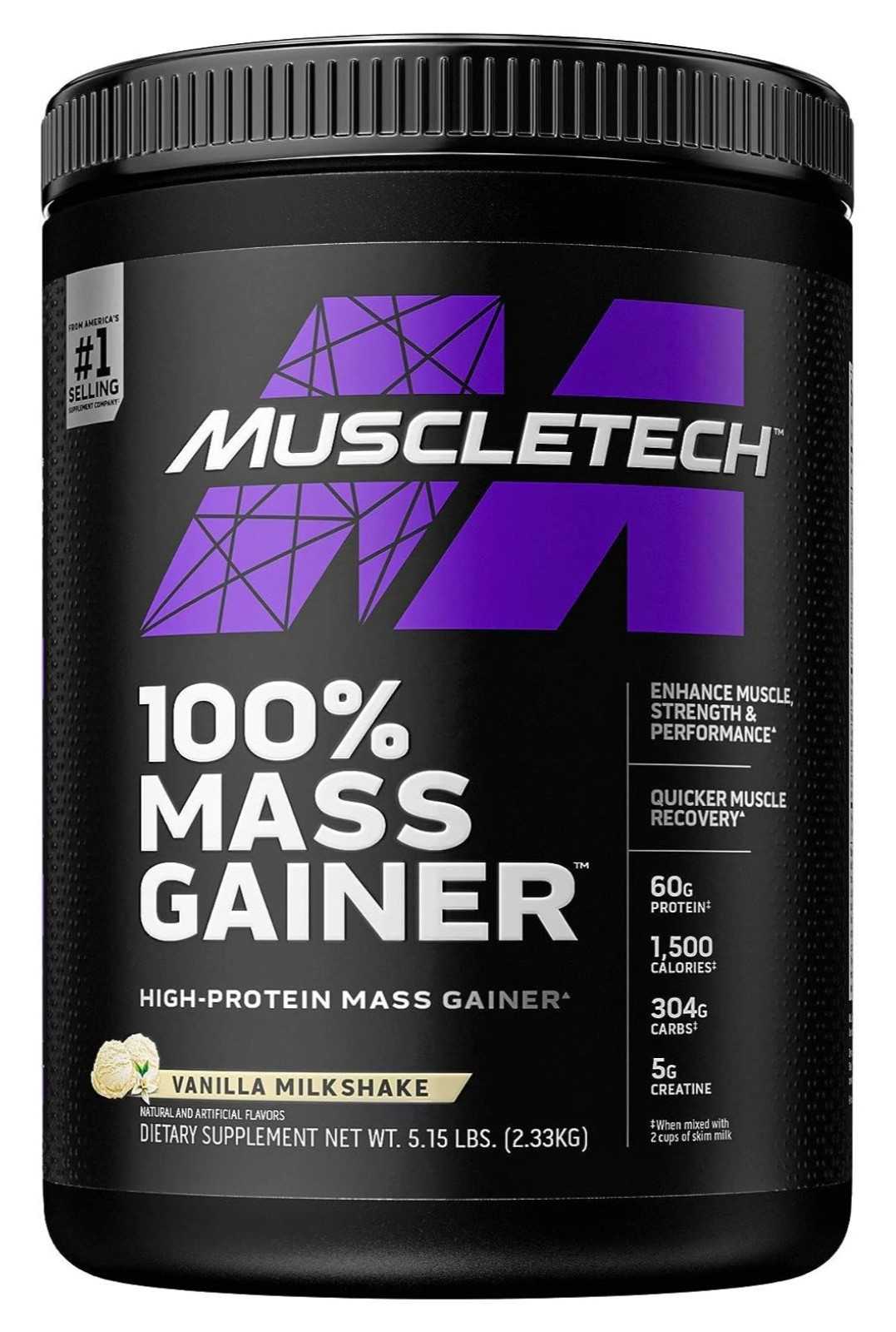 MuscleTech 100% Mass Gainer 2,33 kg