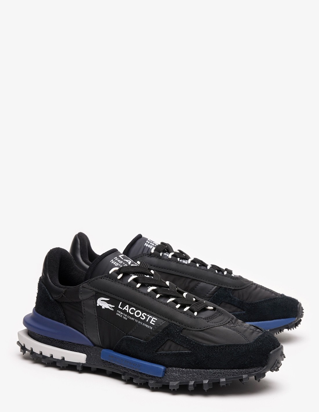 lacoste Sneakers Homme Elite Active Sma Noir/Bleu
