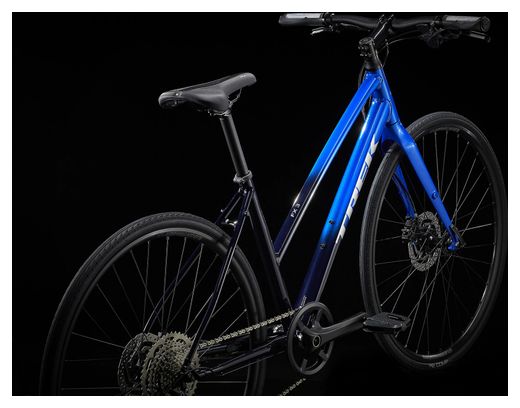 Vélo Fitness Trek FX 3 Disc Stagger Shimano Deore 10V 700 mm Bleu