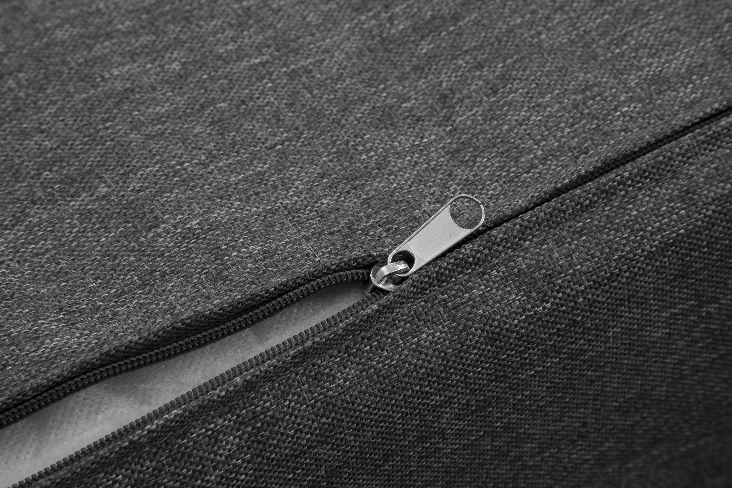 Lounge CAMILA anthrazit/weiss/braun