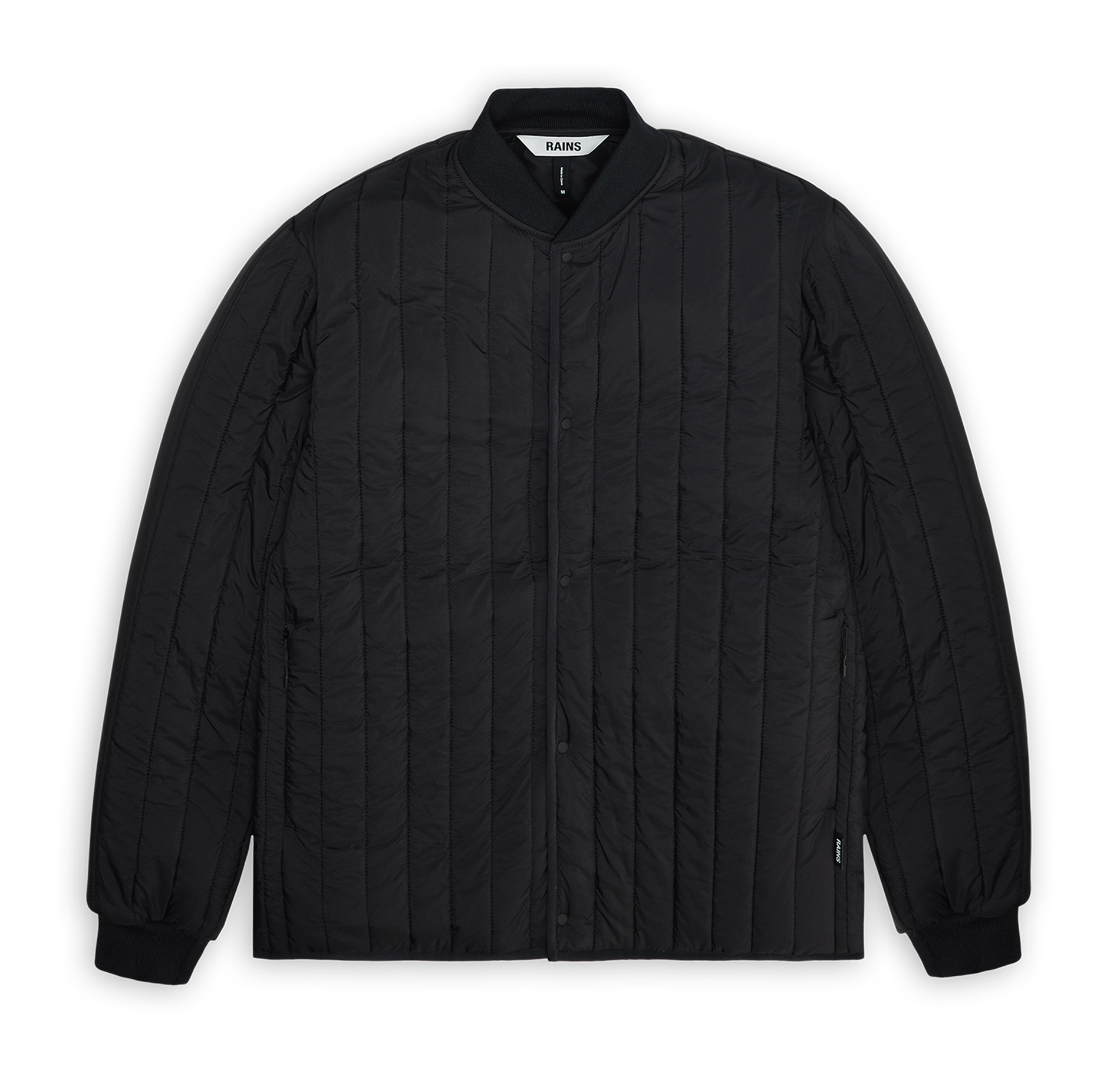 BANJA - Blouson col teddy droit matelassé | Noir