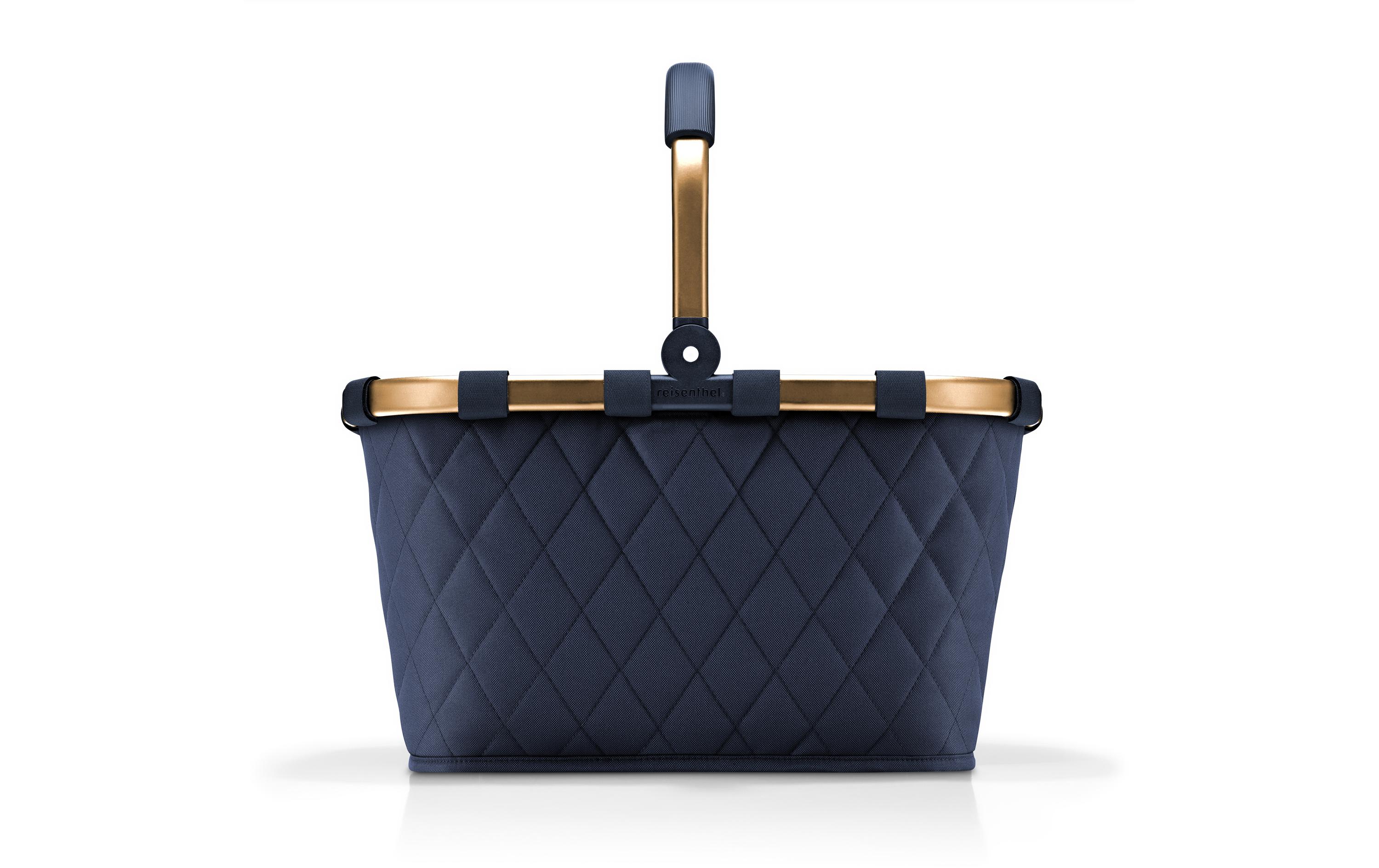Einkaufskorb Carrybag Rhombus Midnight GoldStillvoller Einkaufskorb für den täglichen Einkauf
