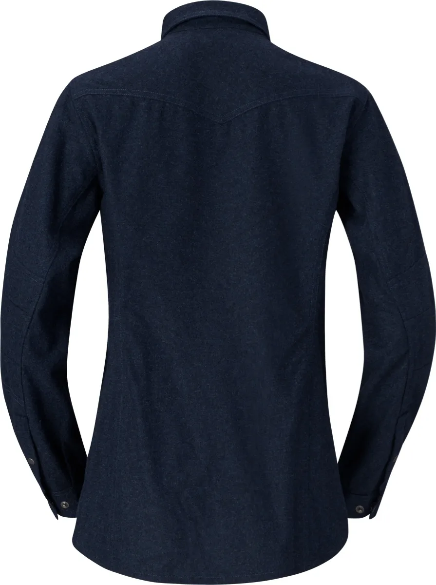 Norrøna Tamok Wool Plain Shirt W'S Indigo Night Melange