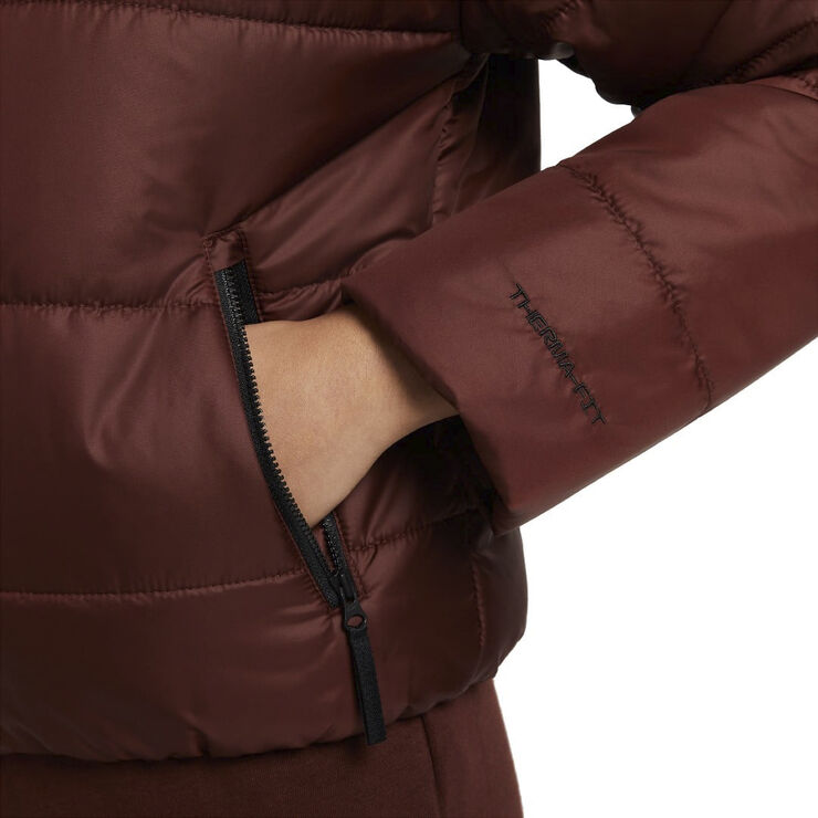 Nike sportswear therma-fit repel hooded jacket Bronze eclipse/black/white