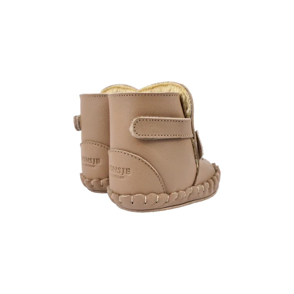 Kapi Exclusive Booties | Mouse | Praline Leather