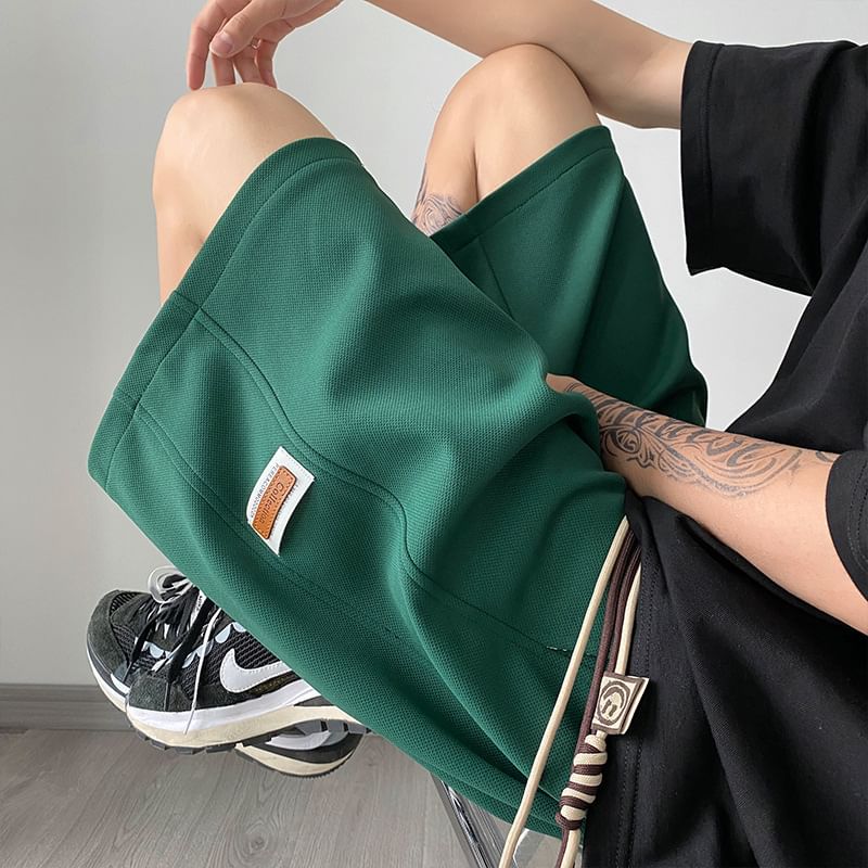 Wescosso - Sweatshorts met trekkoord in de taille