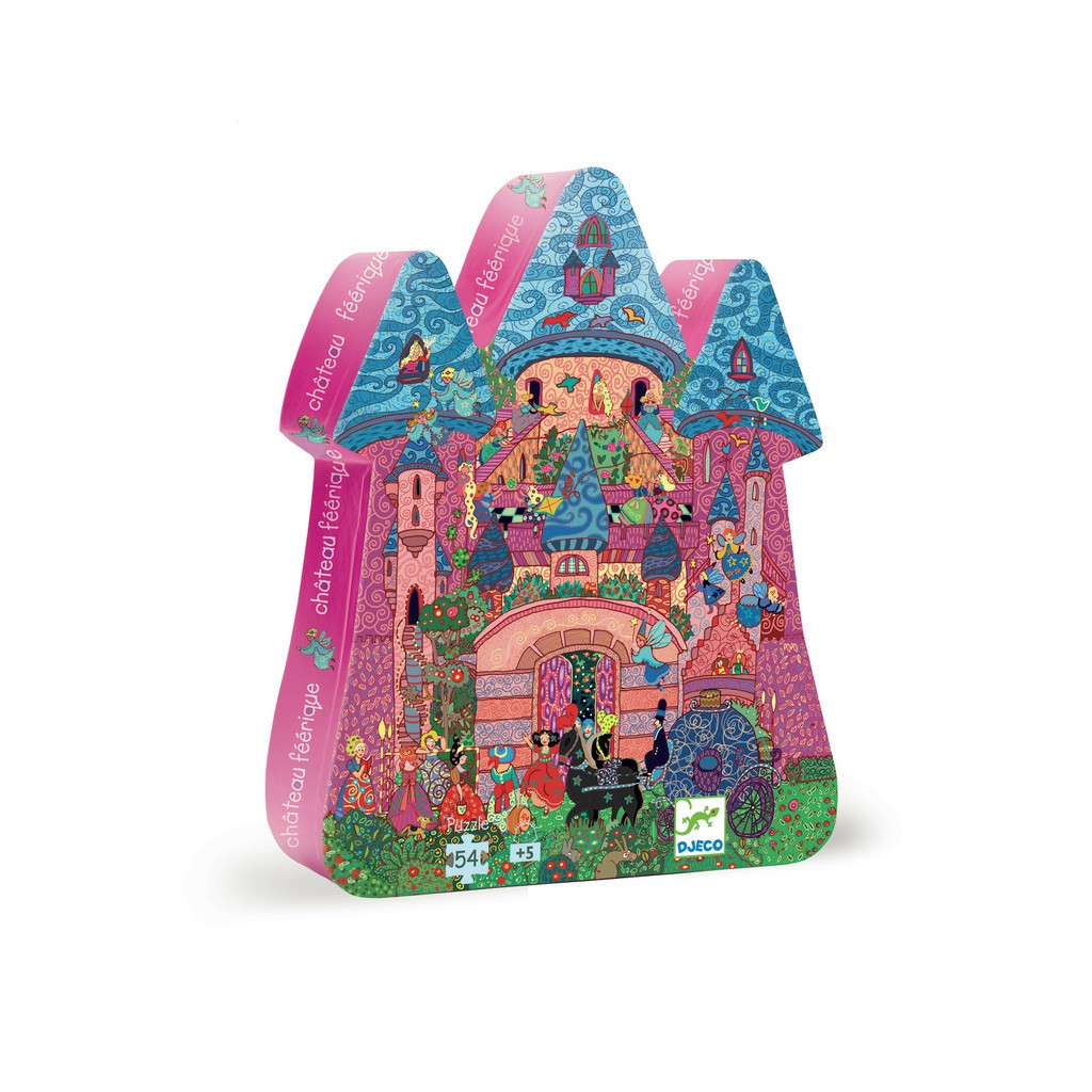 Puzzle silhouette - Château Féerique- 54 pièces