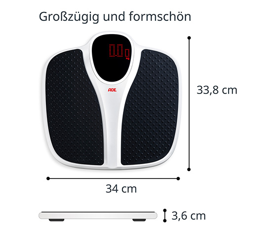 Digitale Personenwaage, bis zu 200 kg