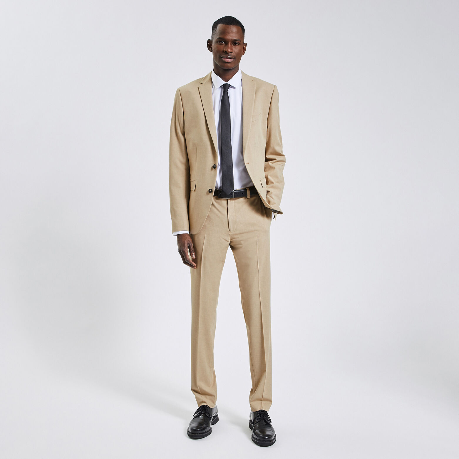 Veste de costume extra-slim bistretch Camel