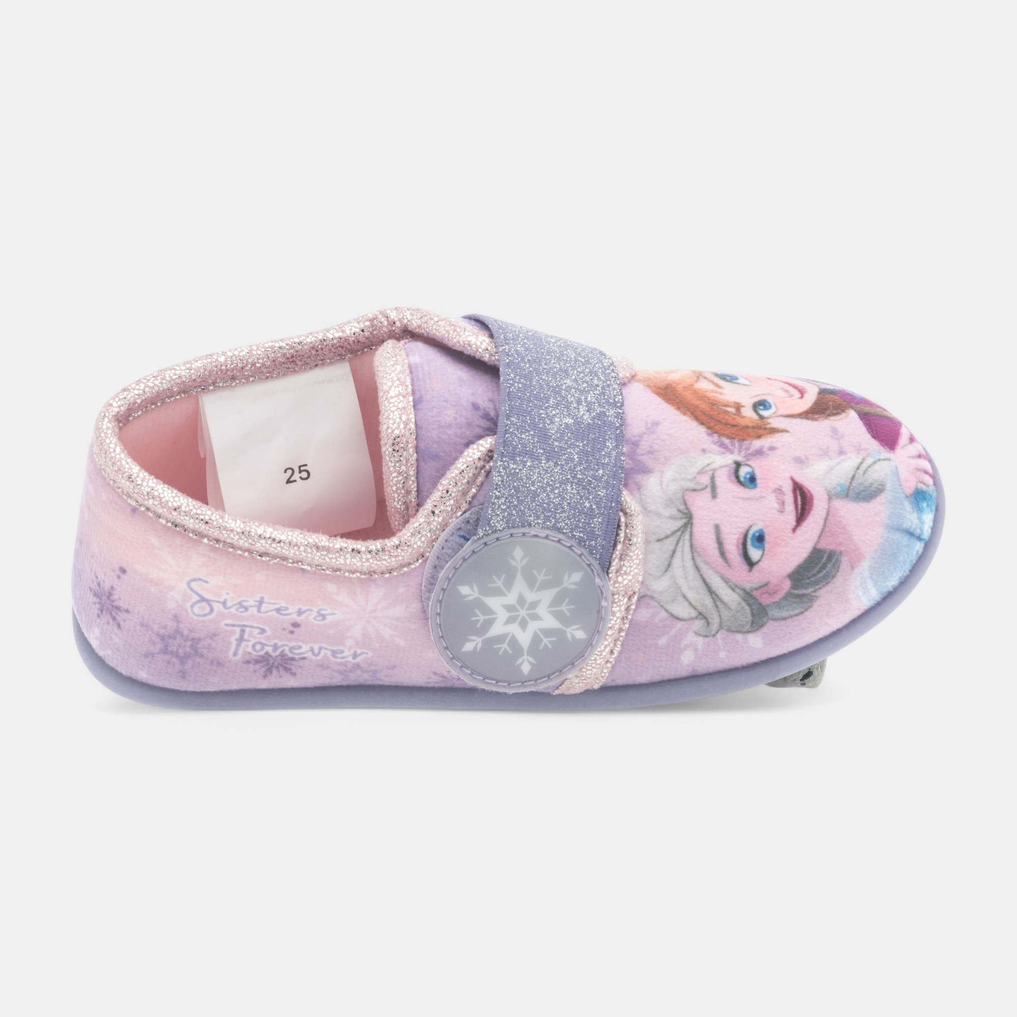 Pantoufles attaches velcros Fille violet