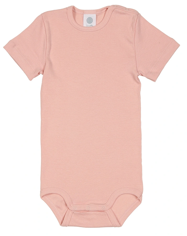 Kurzarm-Body NEW BASICS 3er-Pack in weiß/mauve