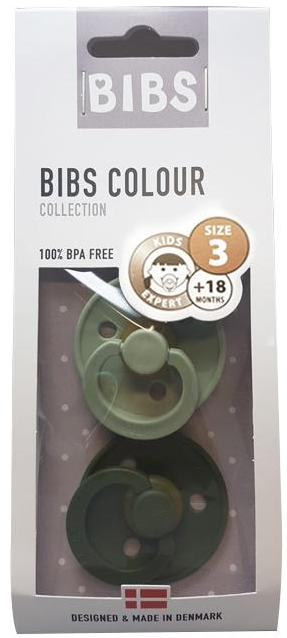 bibs Fopspeen 3 Boy Green 2 stuks