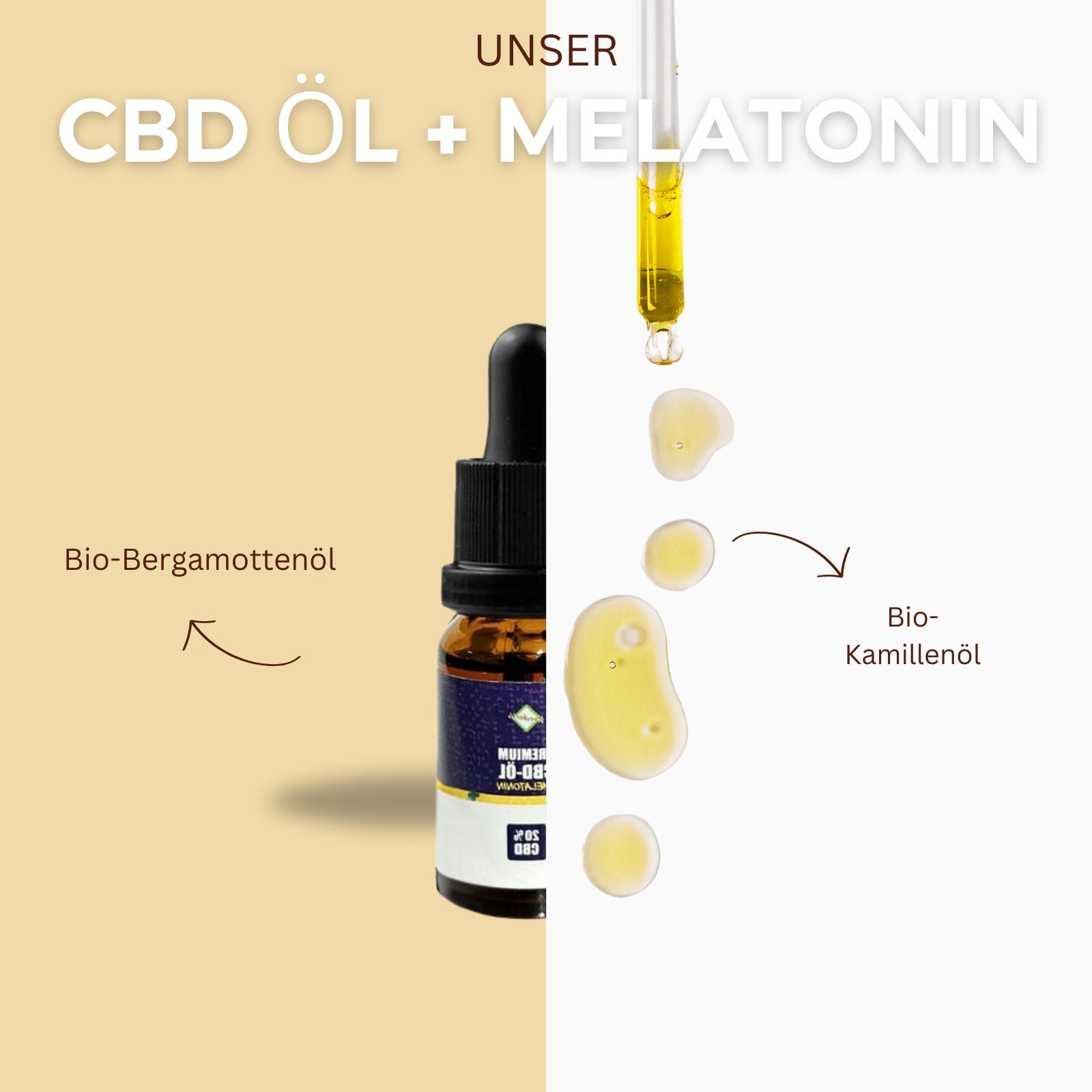 Weedness - CBD Öl 20 % Vollspektrum + Melatonin