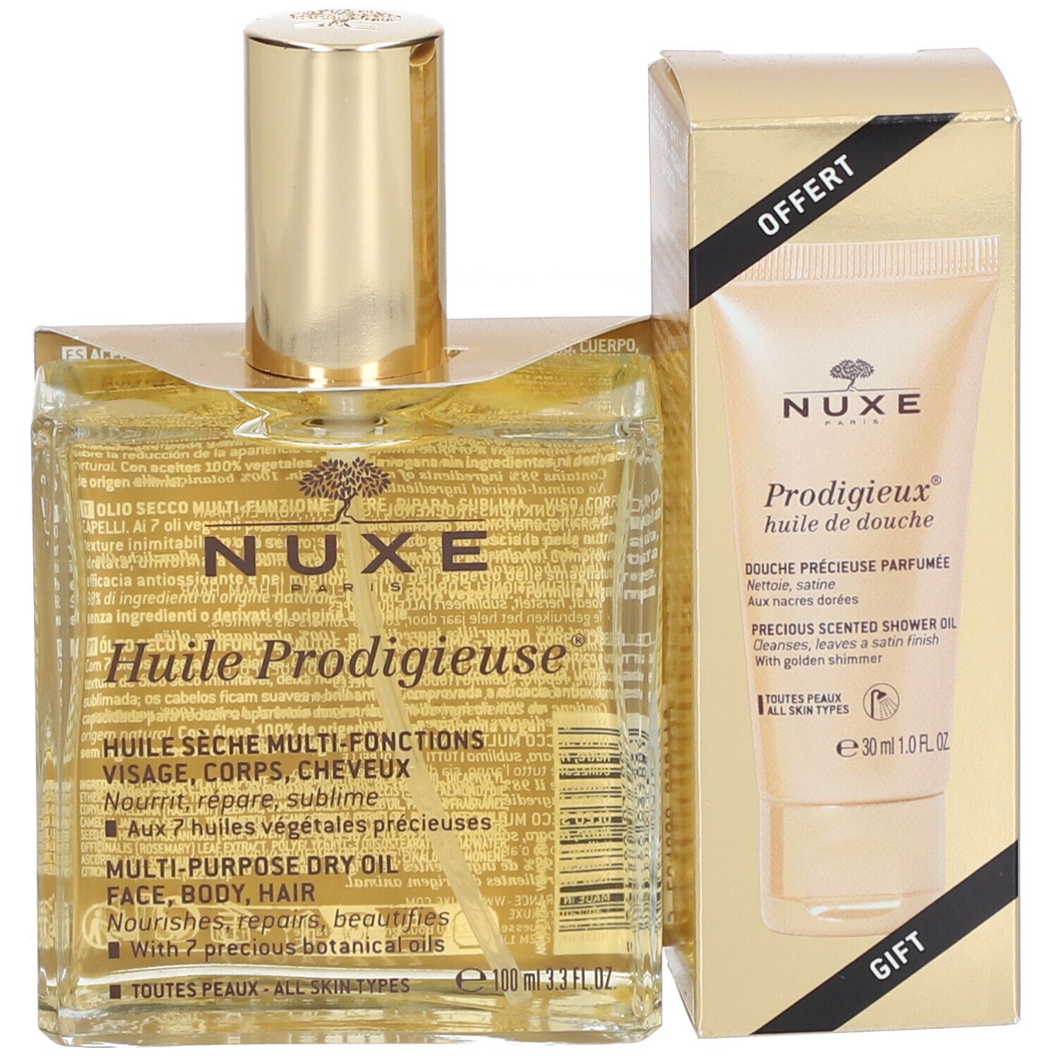 NUXE Huile Prodigieuse® & NUXE Prodigieux® Duschöl