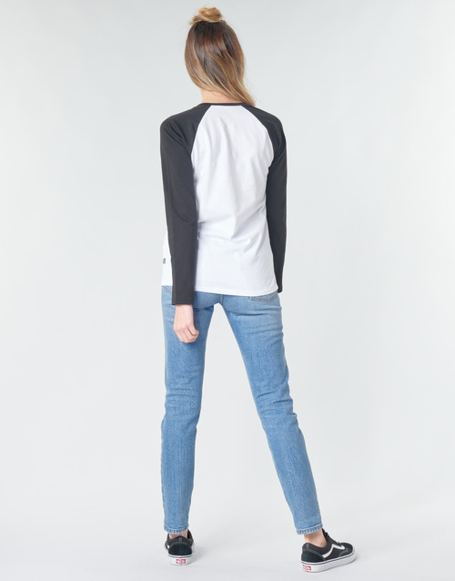Vans - FLYING V LS RAGLAN - Blanc / Noir