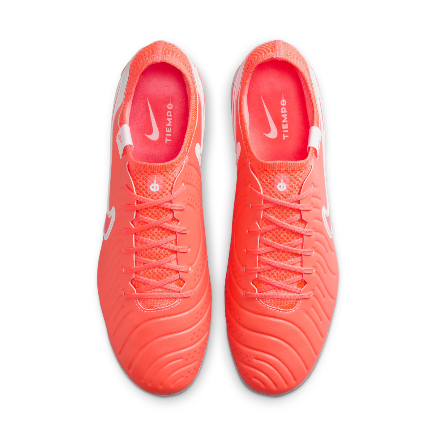 Nike Tiempo Legend 10 Elite Kunstgras Voetbalschoenen (AG) Felrood Wit