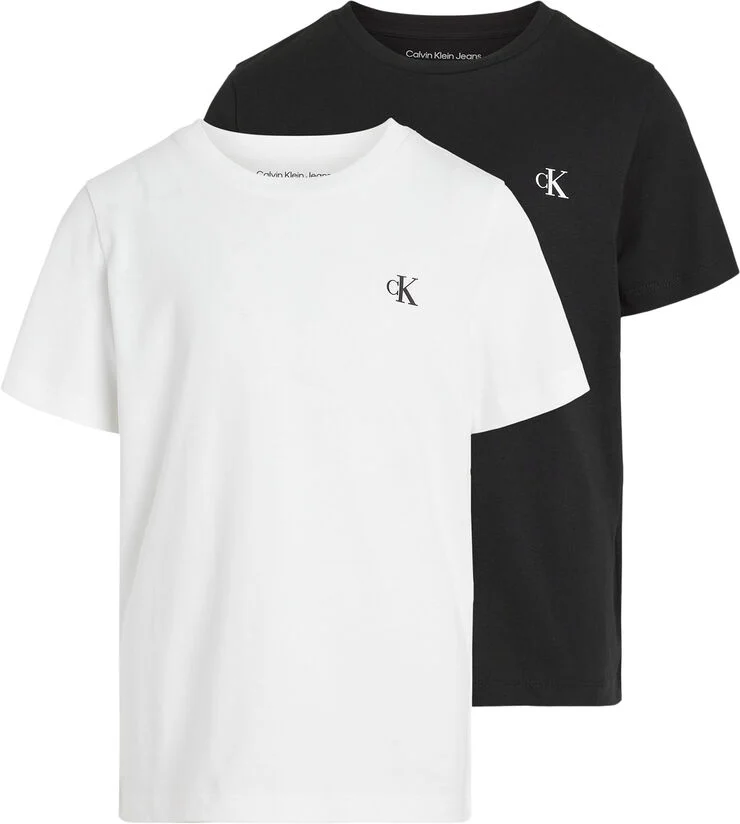 Calvin Klein 2-PACK MONOGRAM TOP White / black
