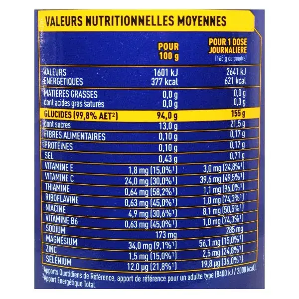 Apurna Boisson Energétique Maltodextrine Citron 500g