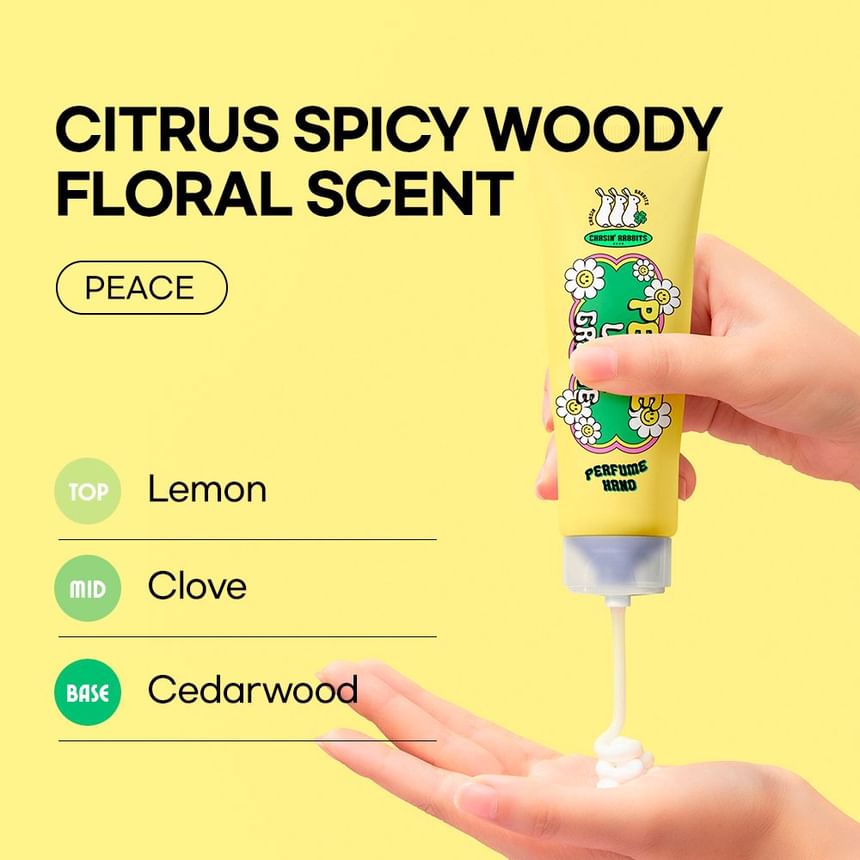 CHASIN' RABBITS - Peace Love Groove Parfum Hand - 3 Soorten