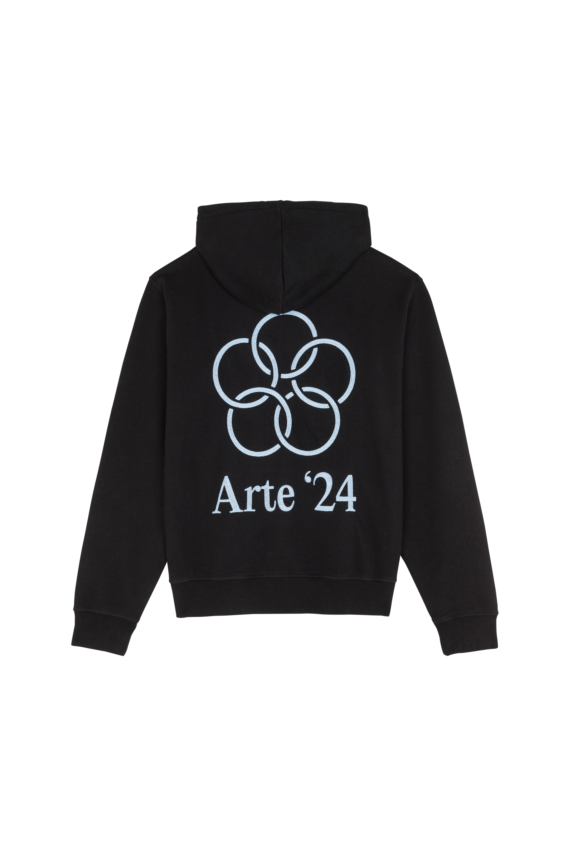 ARTE ANTWERP Hoodie  Hank Back Rings Hoodie Noir