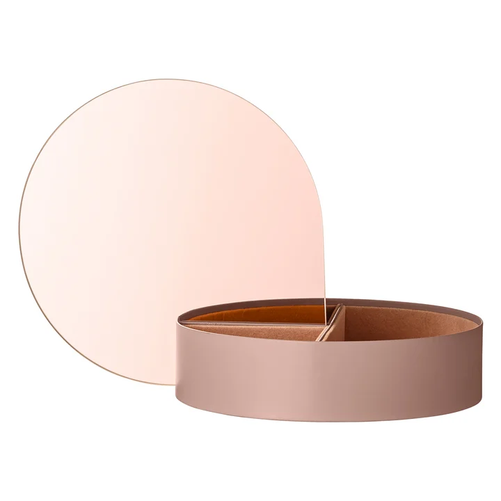 AYTM - Gutta Schmuckbox mit Spiegel large, rose