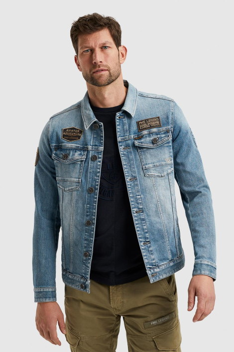 PME legend blauwe heren jas